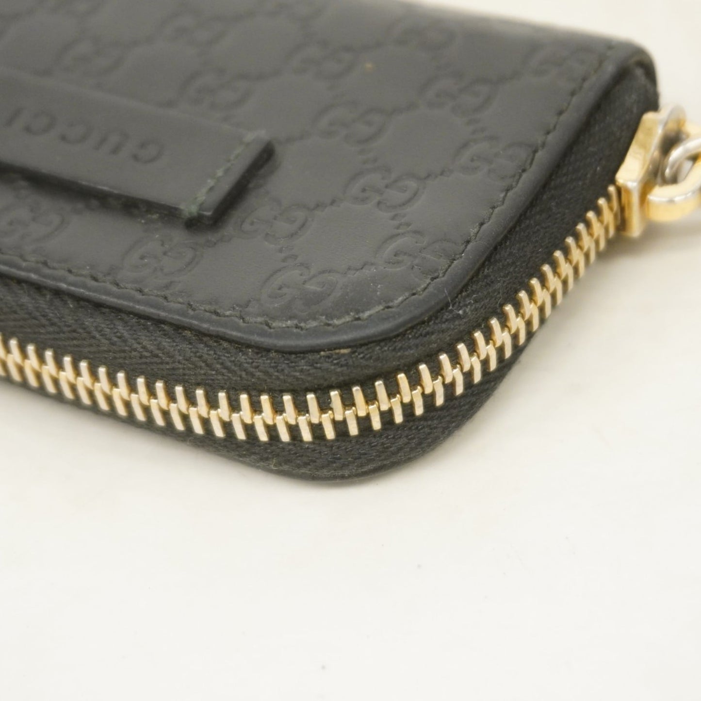 Gucci Black Leather Coin Purse/Coin Case ( )