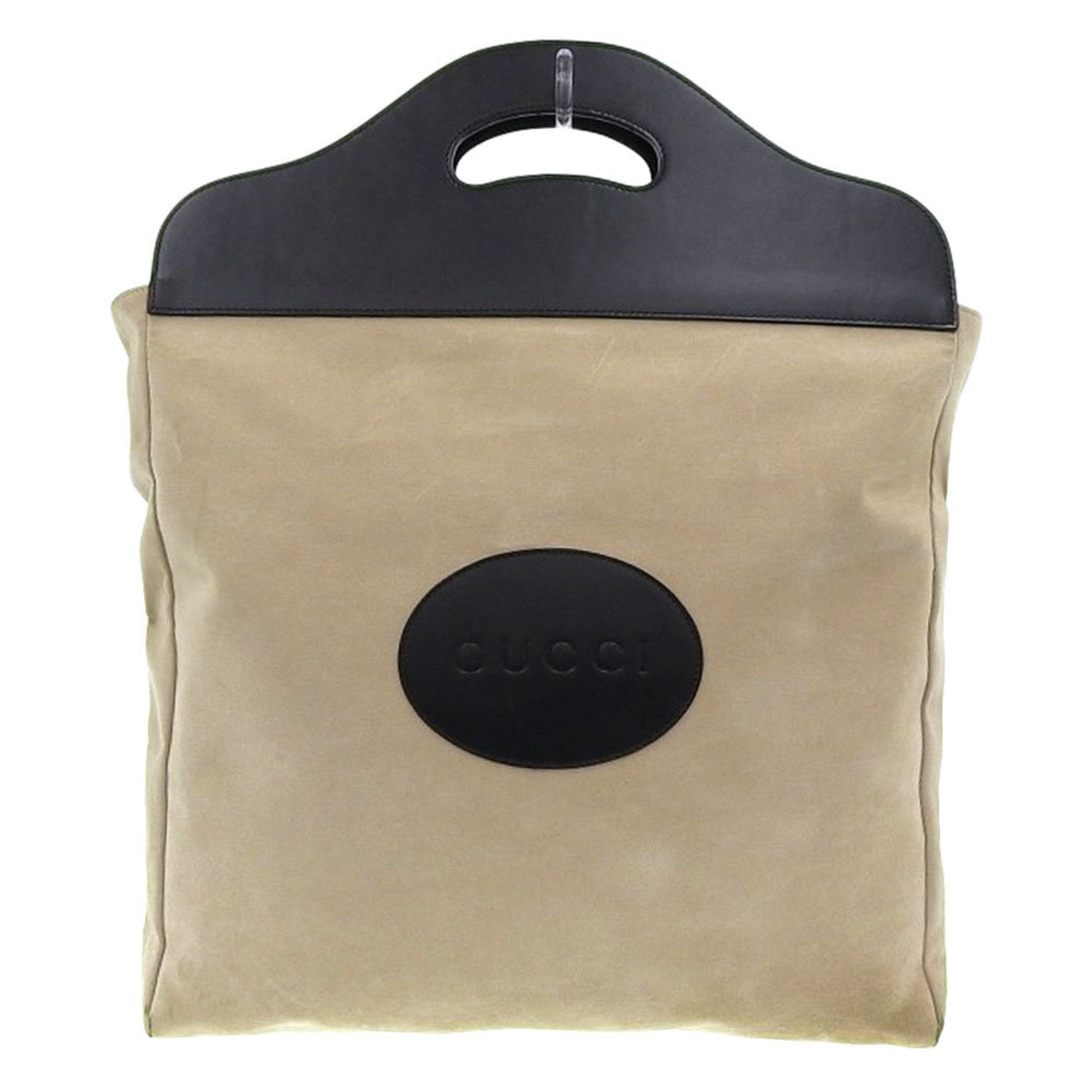 Gucci Beige Suede Handbag