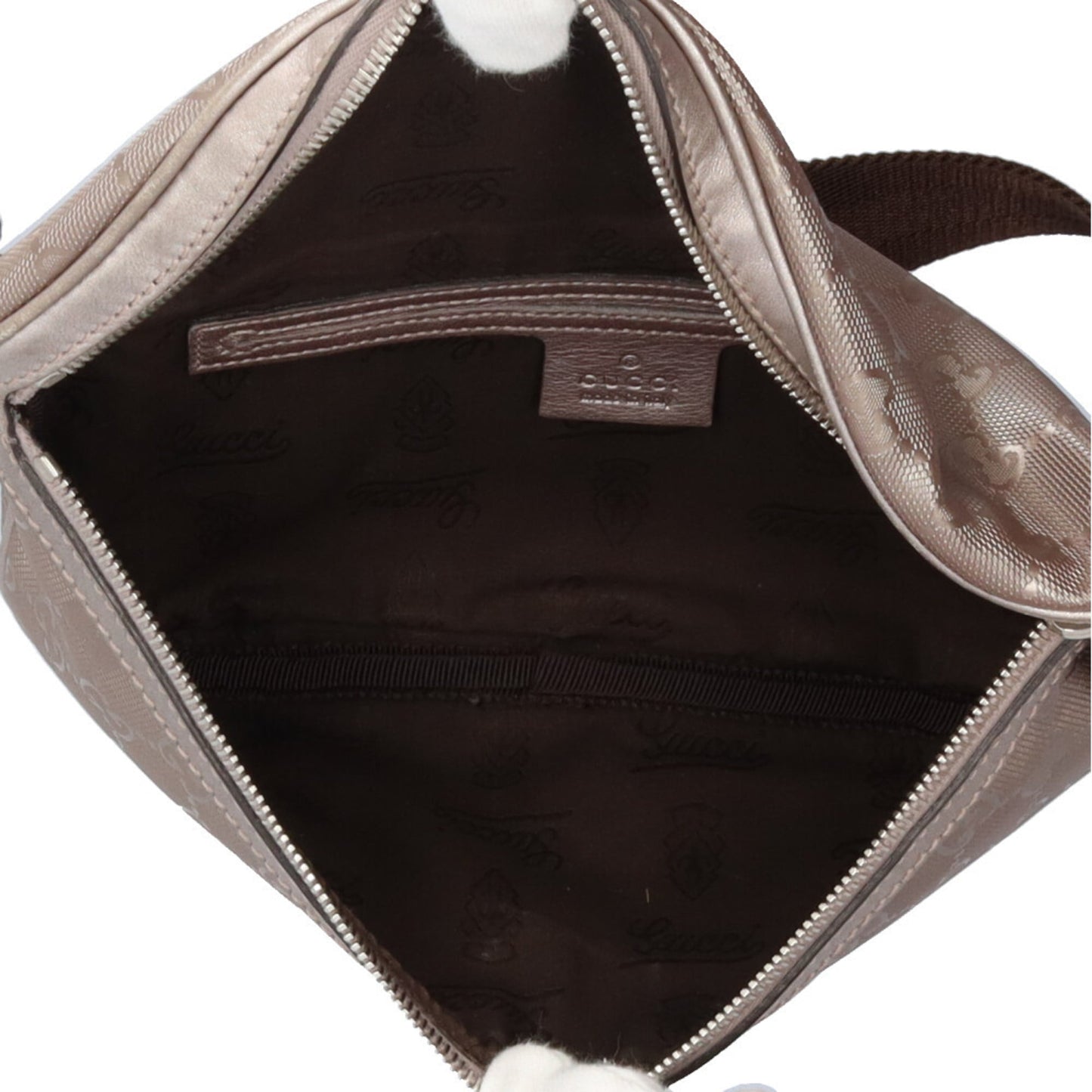 Gucci Silver Pvc Sling Bag ( )