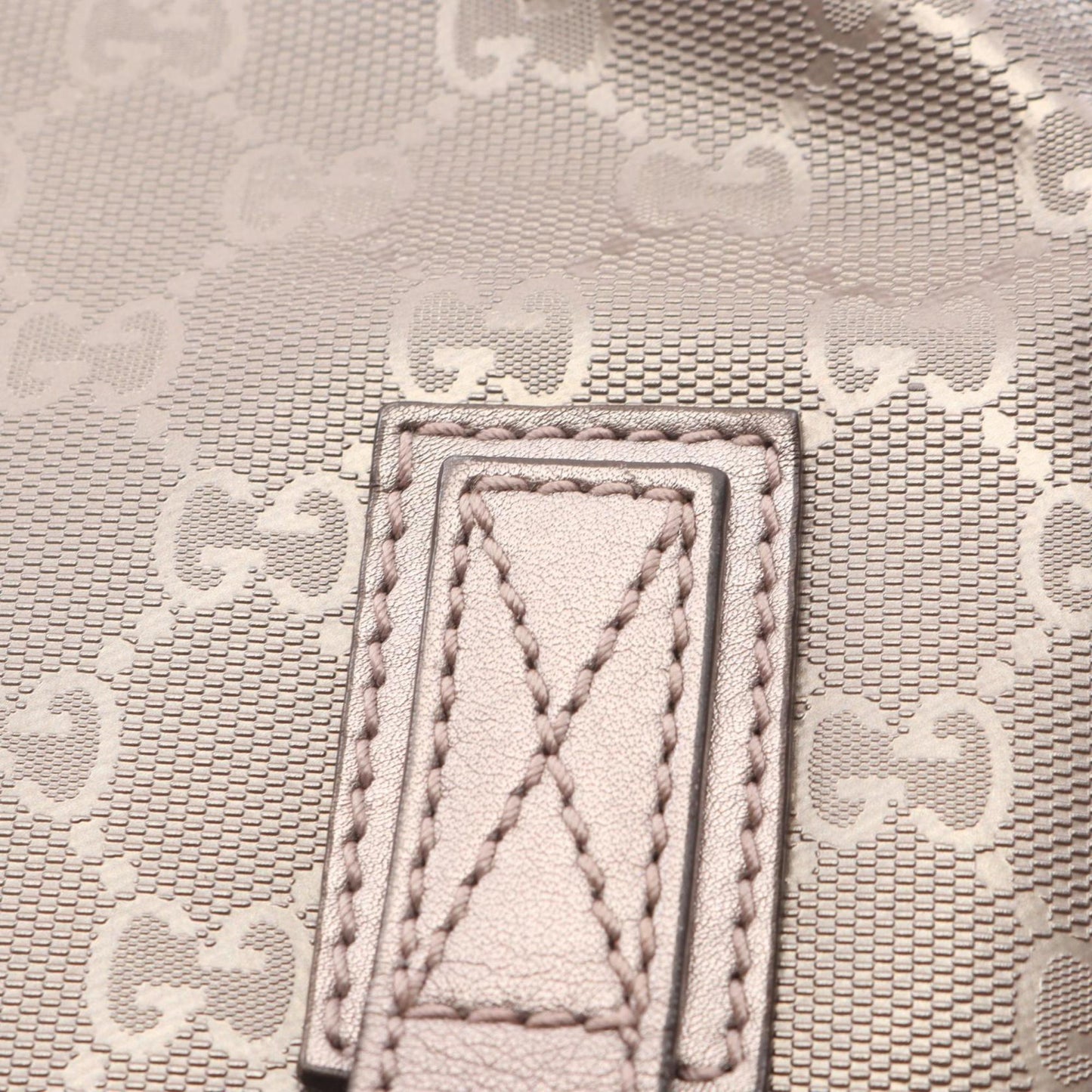 Gucci Gg ImprimÃ© Brown Pvc Coated Canvas Leather Tote Bag ( )