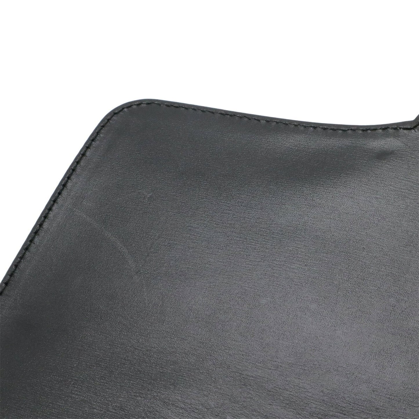 Gucci Gg Marmont Black Leather Pochette Shoulder Bag ( )