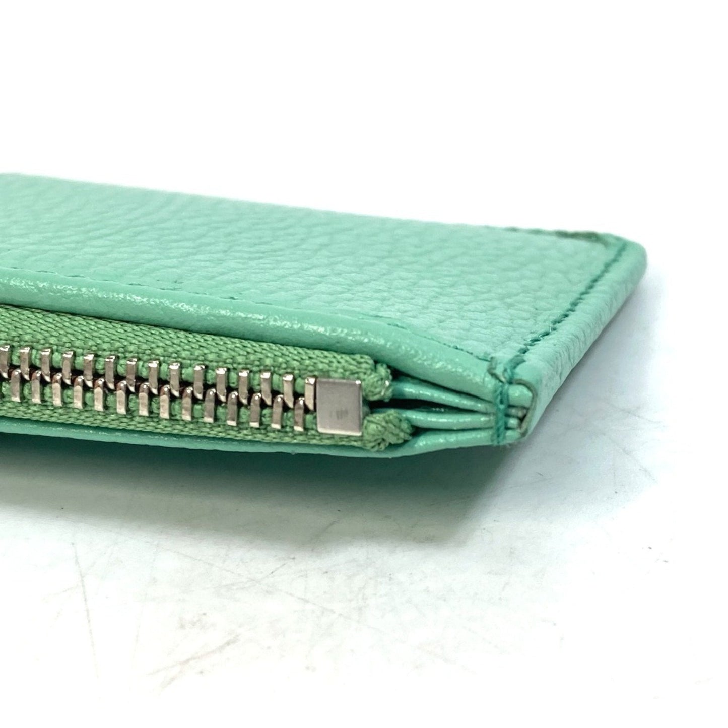 Gucci Green Leather Coin Purse/Coin Case ( )