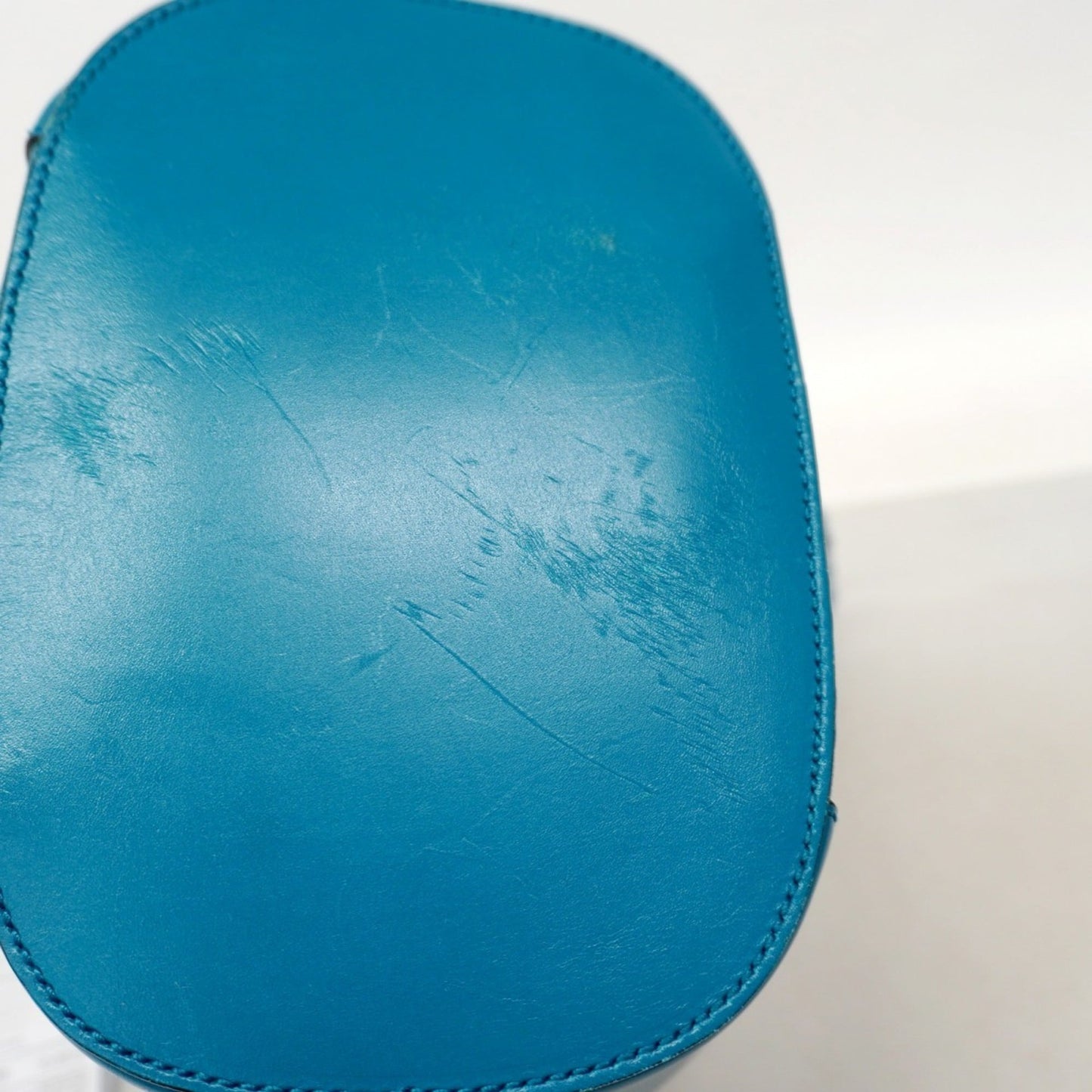 Gucci Blue Leather Shoulder Bag ( )