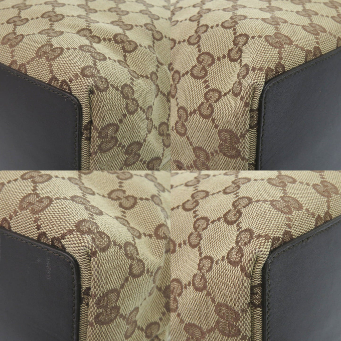 Gucci Beige Gg Canvas Tote Bag ( )