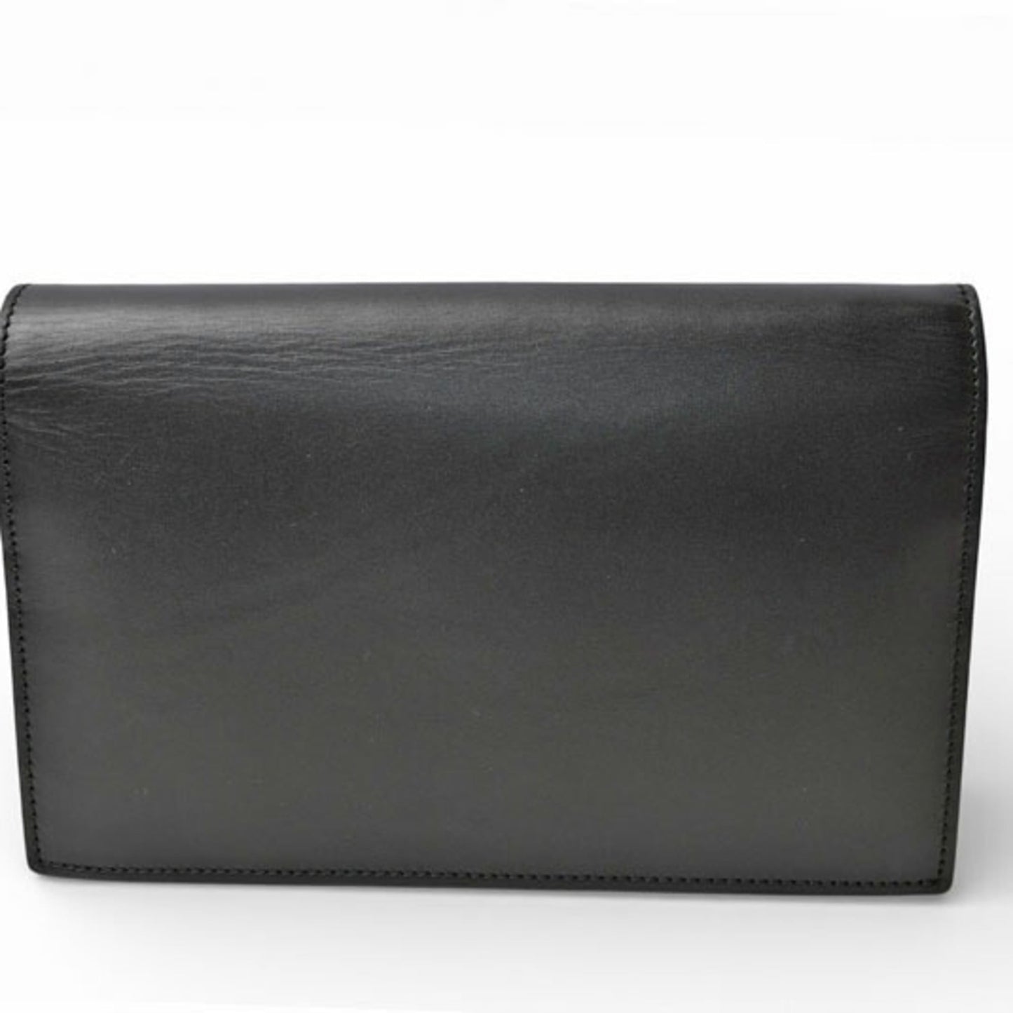 Gucci Black Leather Clutch Bag Shoulder Bag ( )
