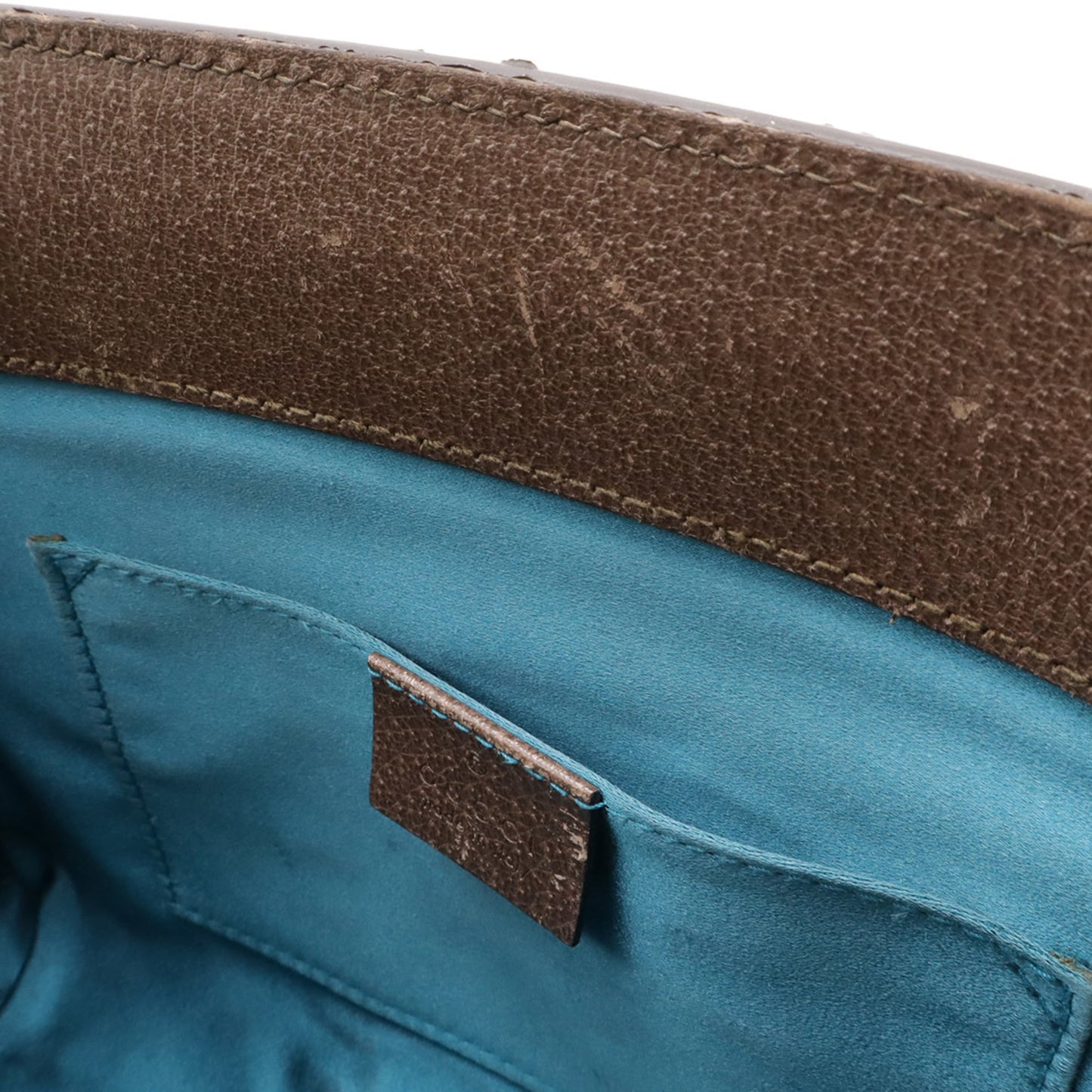 Gucci Beige Brown Green Red Color Gg Supreme Canvas Pvc Coated Canvas Leather Shoulder Bag ( )