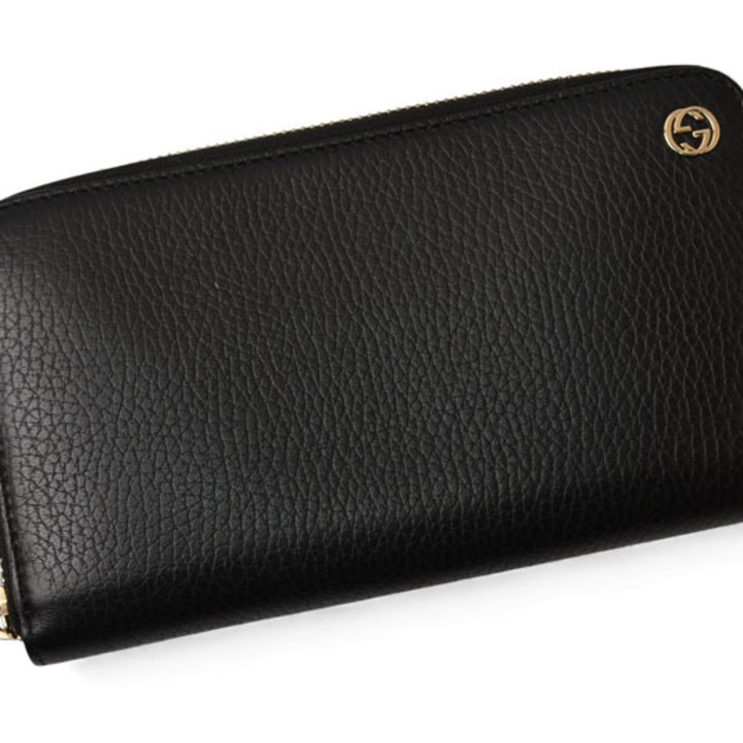 Gucci Black Leather Long Wallet (Bi-Fold) ( )
