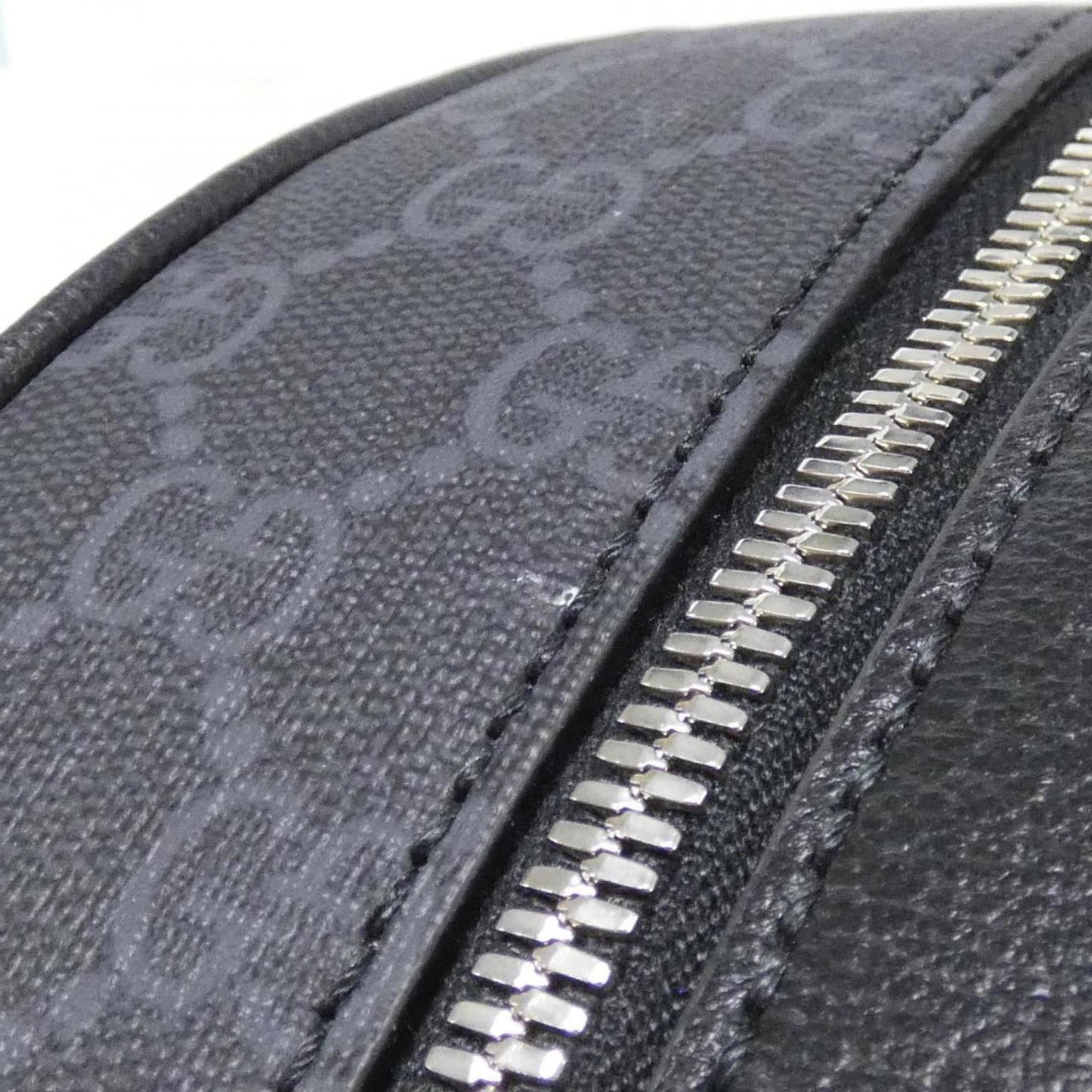 Gucci Black Gg Supreme Leather Backpack ( )