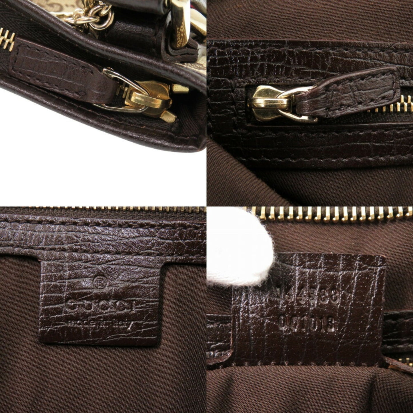 Gucci Beige Gg Canvas Shoulder Bag ( )