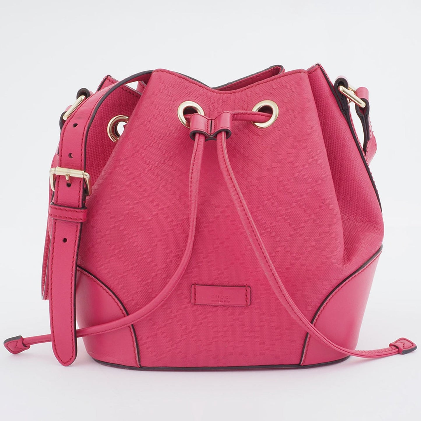 Gucci Pink Leather Shoulder Bag ( )