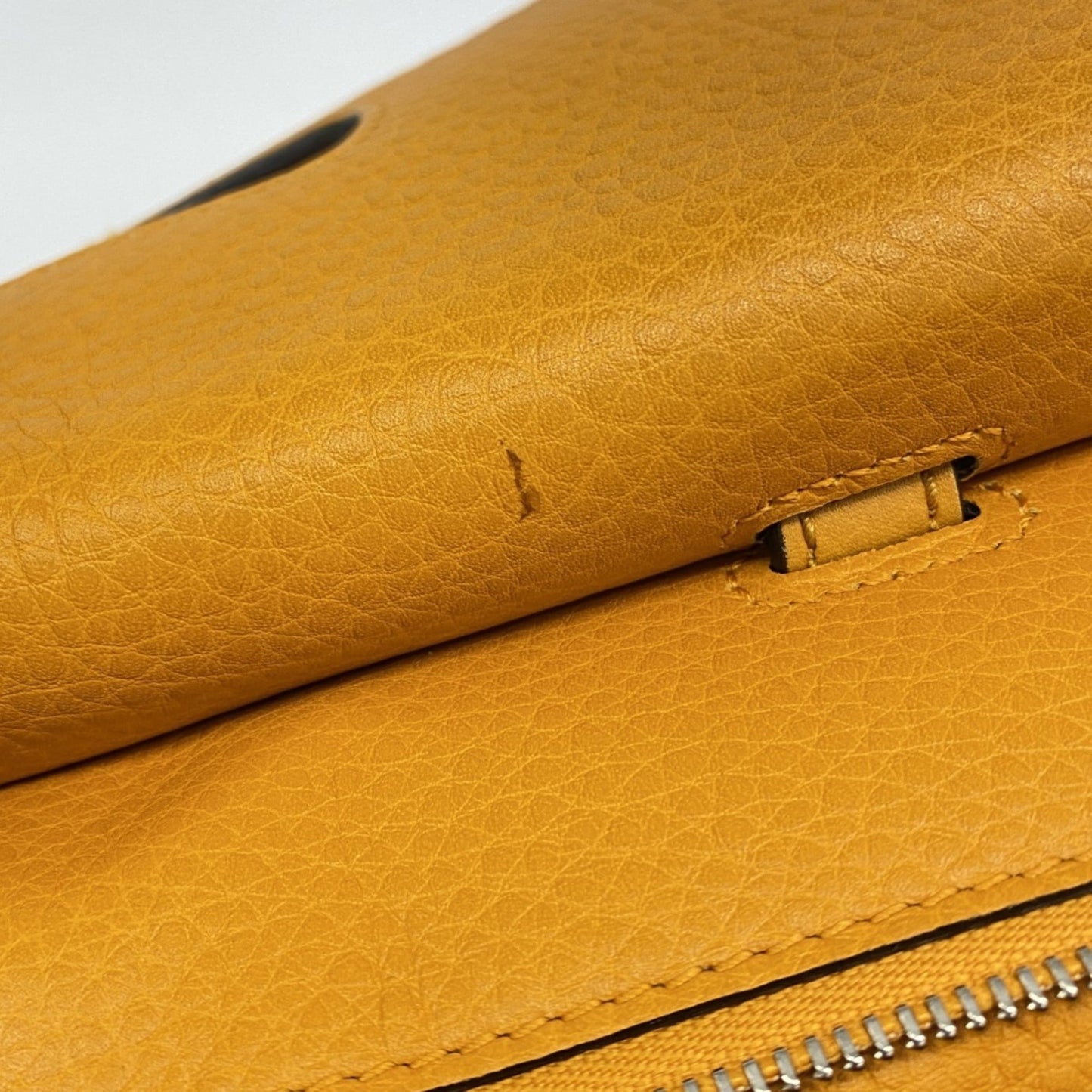 Gucci Orange Leather Handbag ( )