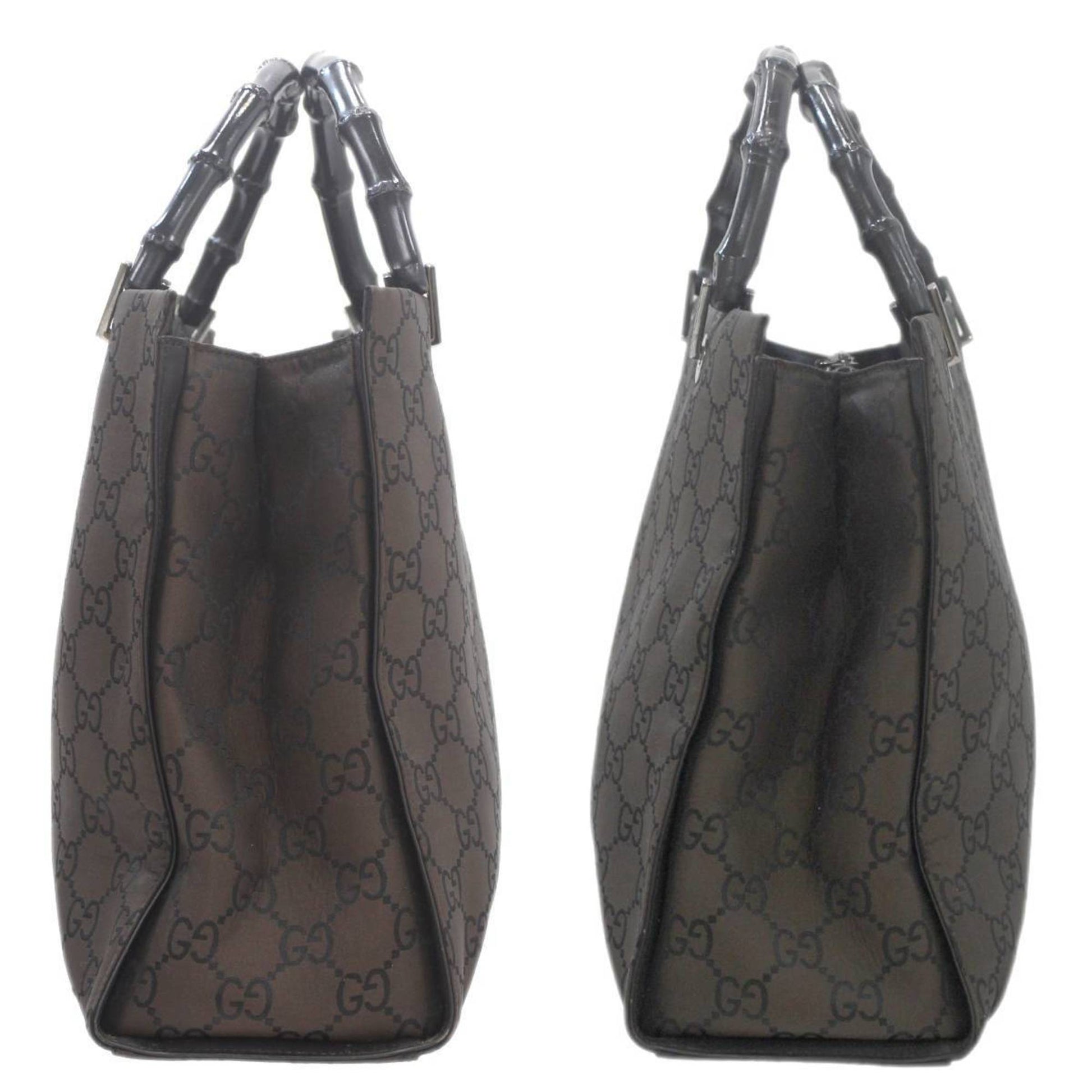 Gucci Leather Canvas Tote