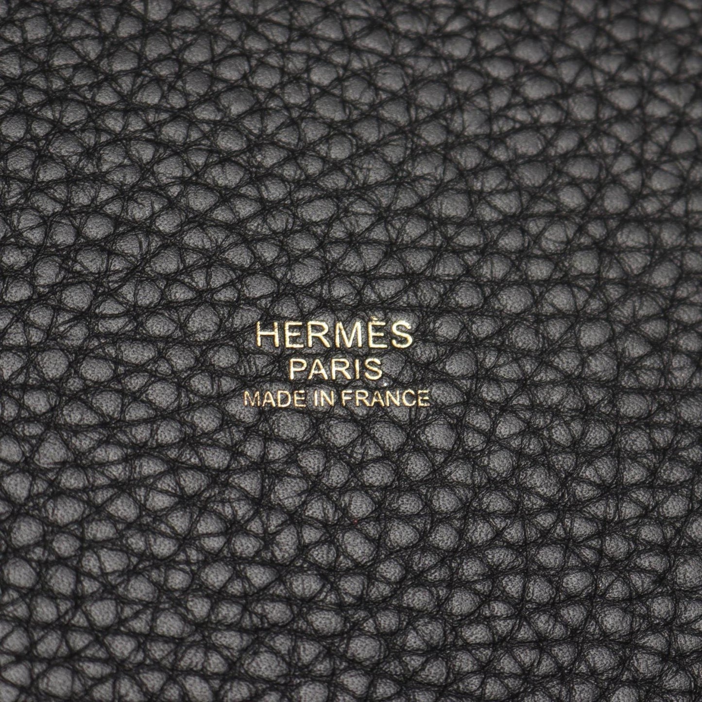 Hermes Picotin Black Taurillon Clemence Leather Handbag ( )