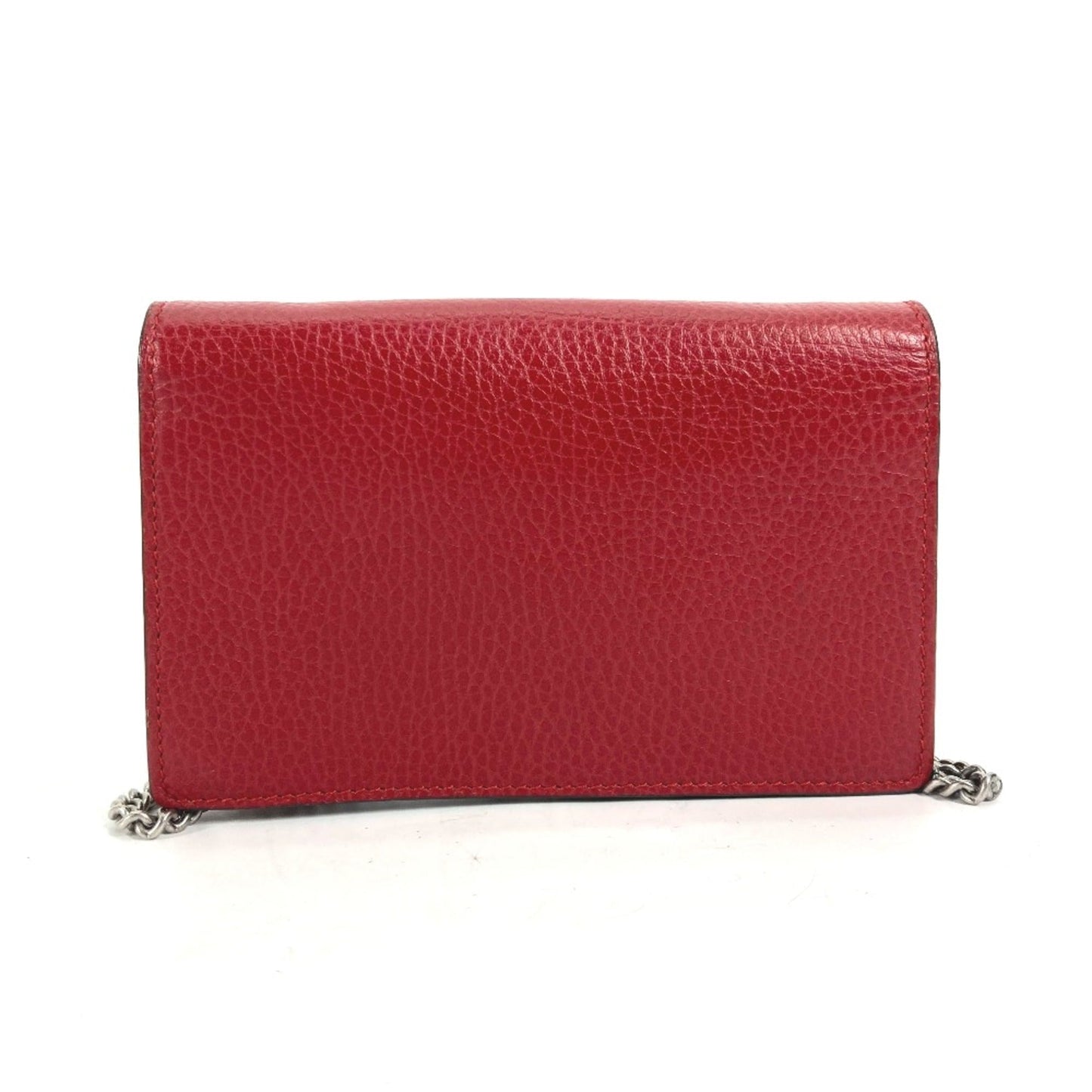 Gucci Red Leather Shoulder Bag ( )