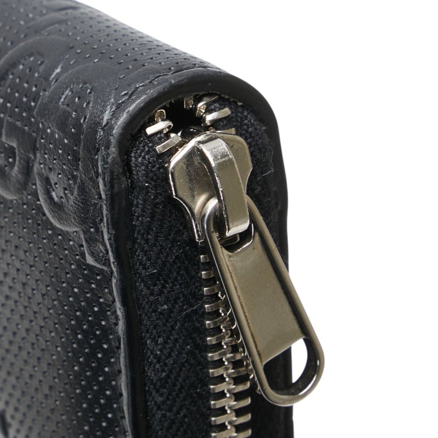 Gucci Black Leather Long Wallet (Bi-Fold) ( )