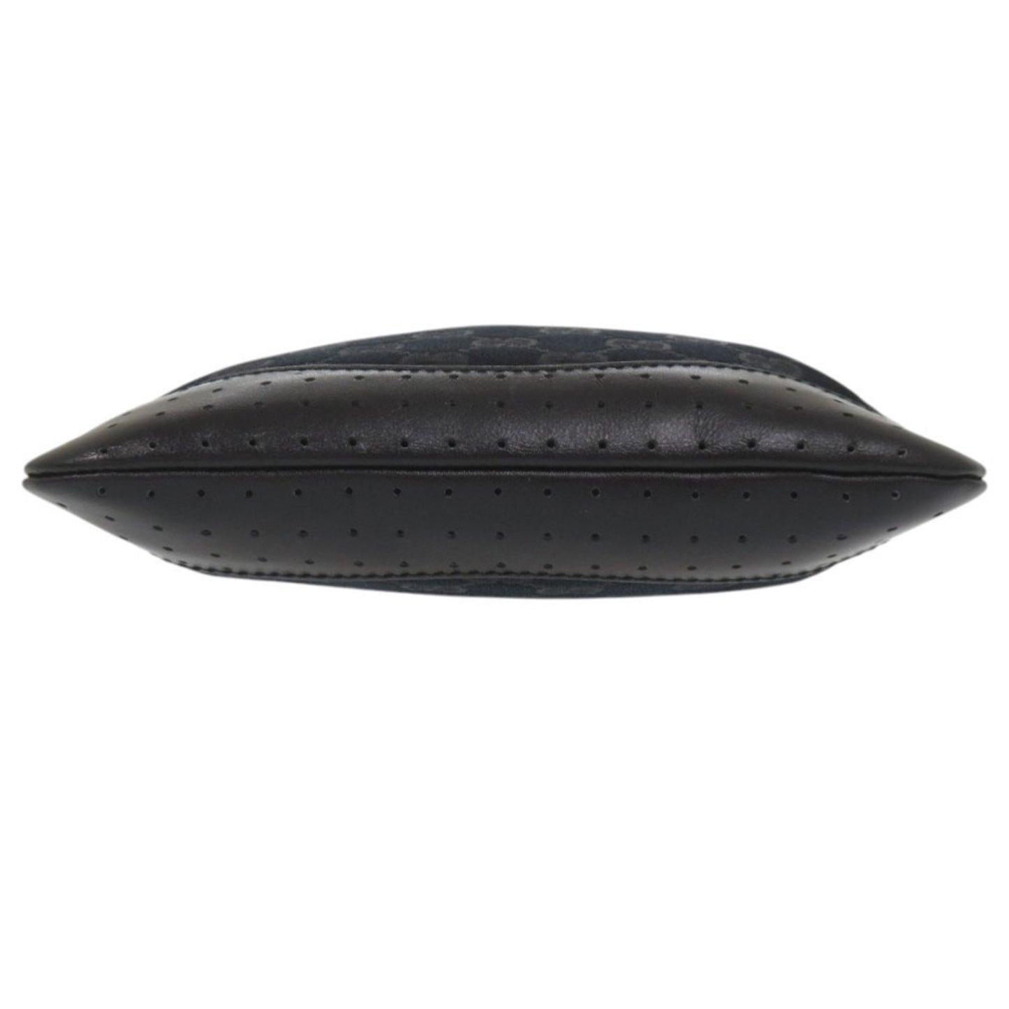 Gucci Gg Canvas Black Gg Canvas Leather Shoulder Bag ( )