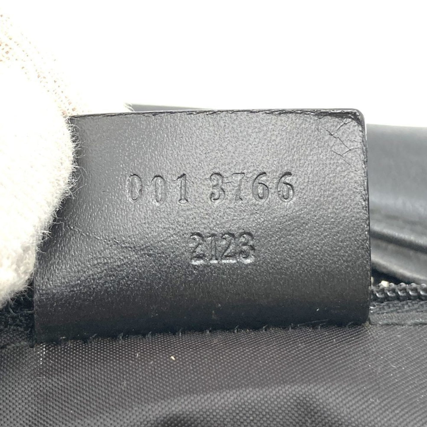 Gucci Black Leather Handbag Shoulder Bag ( )