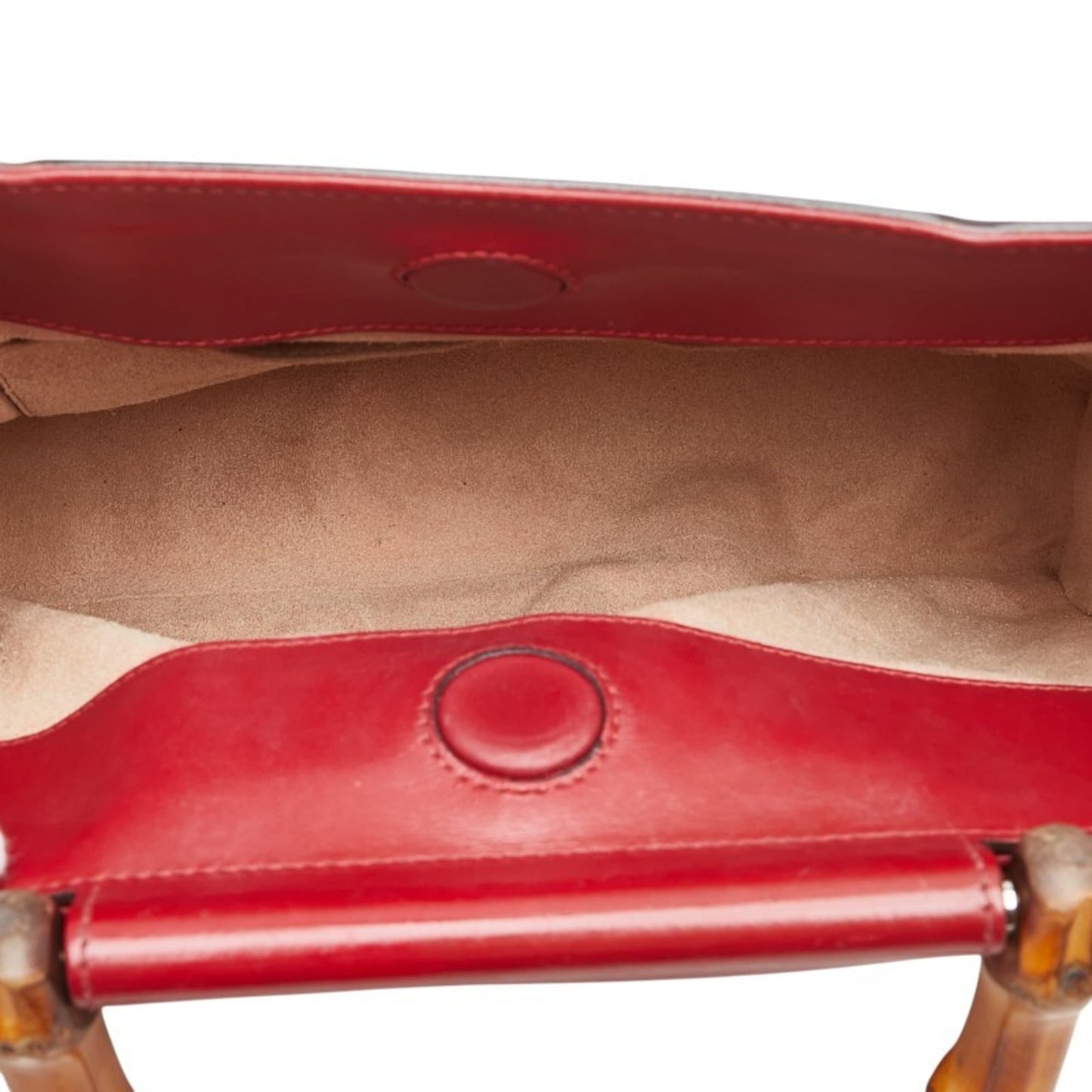 Gucci Red Color Leather Handbag Shoulder Bag ( )