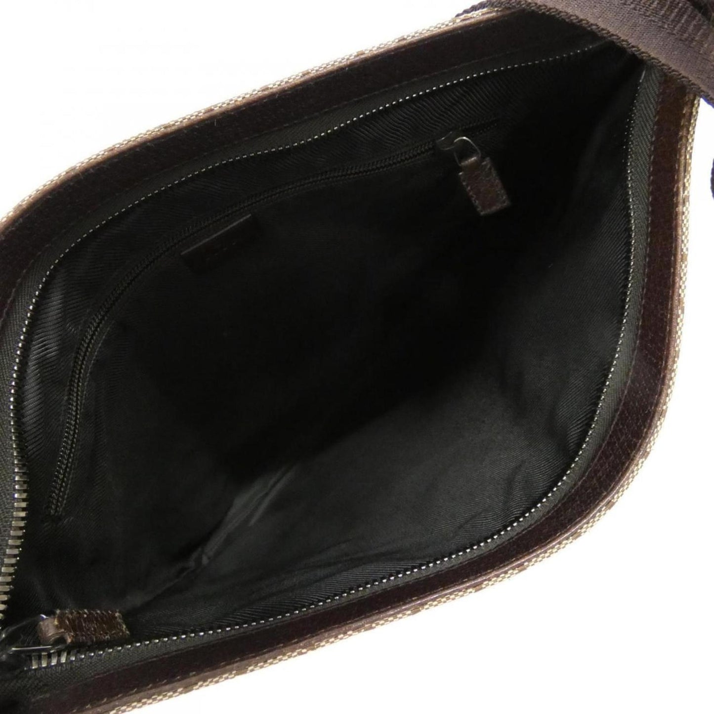 Gucci Gg Canvas Beige Dark Brown Gg Canvas Shoulder Bag ( )