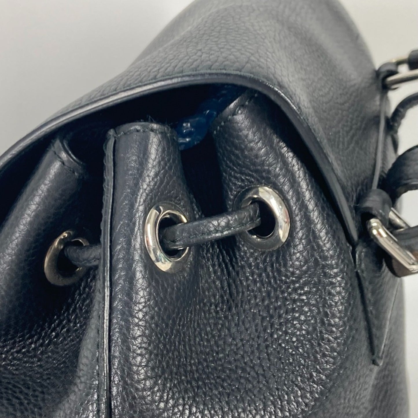 Gucci Black Leather Backpack ( )