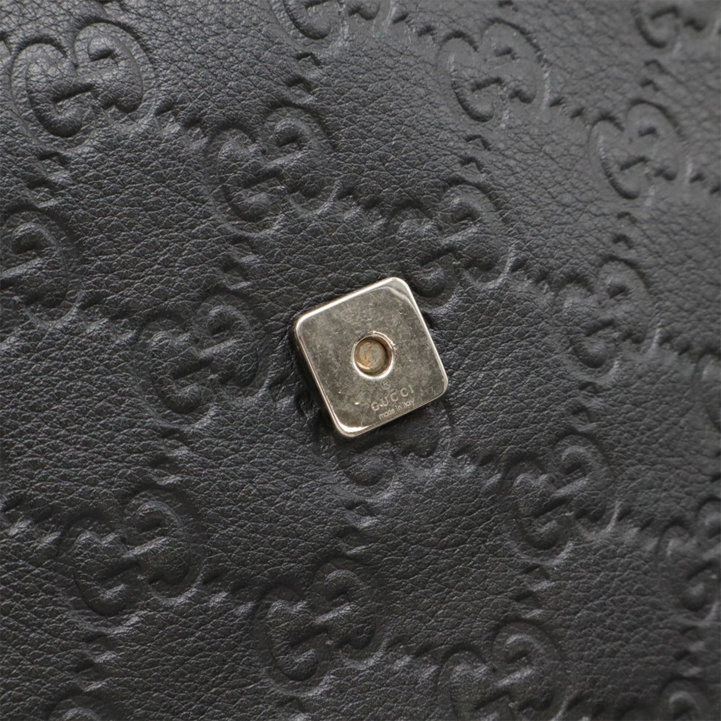 Gucci Black Leather Shoulder Bag ( )