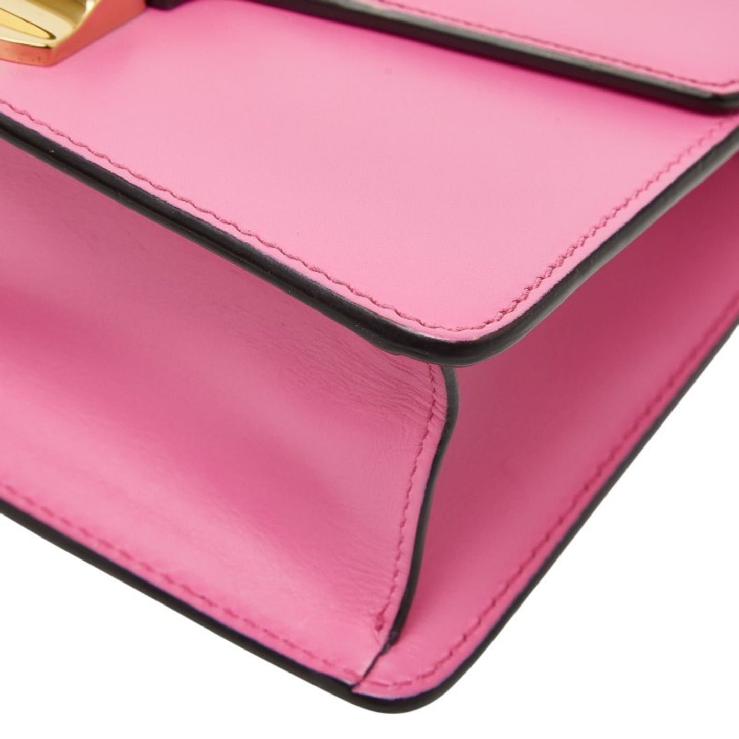 Gucci Pink Leather Shoulder Bag ( )