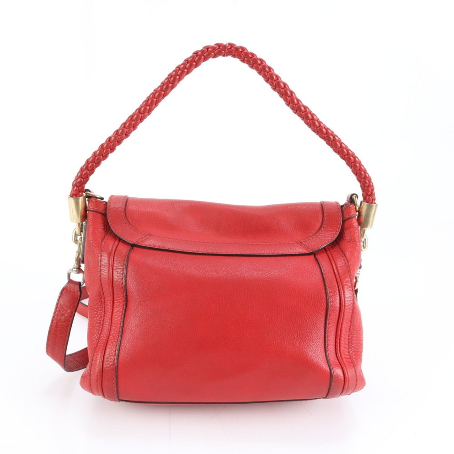 Gucci Red Color Leather Shoulder Bag ( )