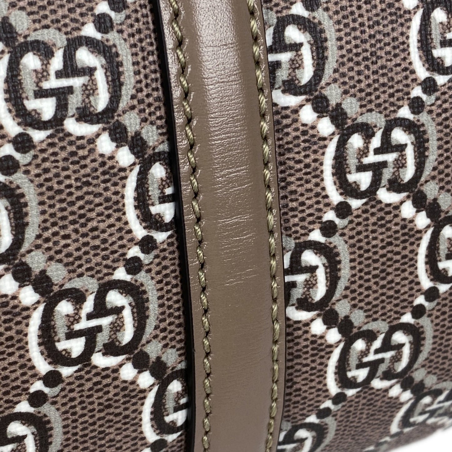 Gucci Beige Leather Handbag Shoulder Bag ( )