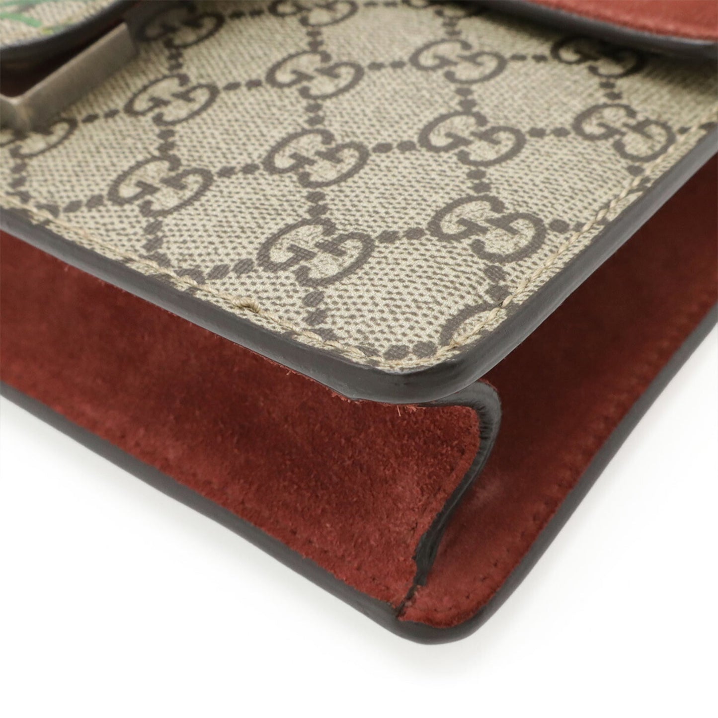 Gucci Gg Blooms Beige Pink Multi-Color Coated Canvas Shoulder Bag ( )