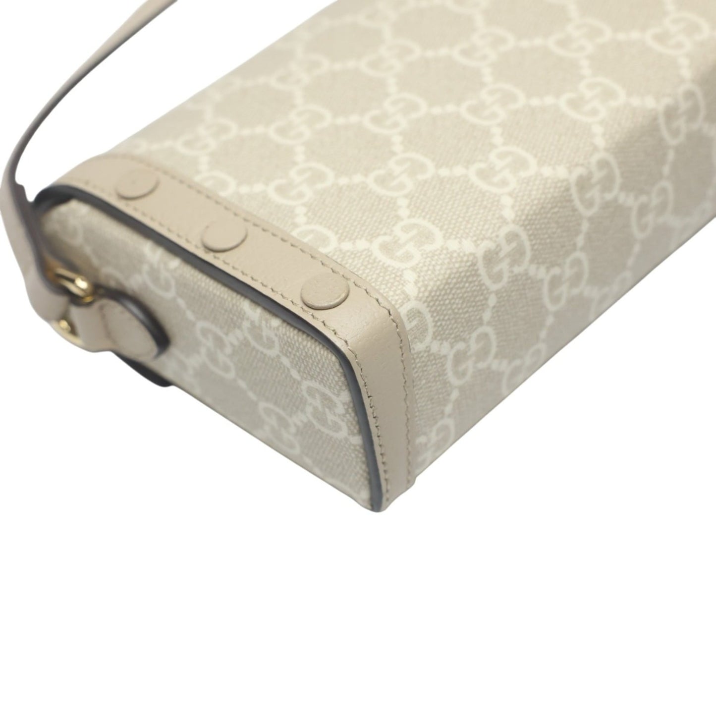 Gucci Beige Pvc Shoulder Bag ( )