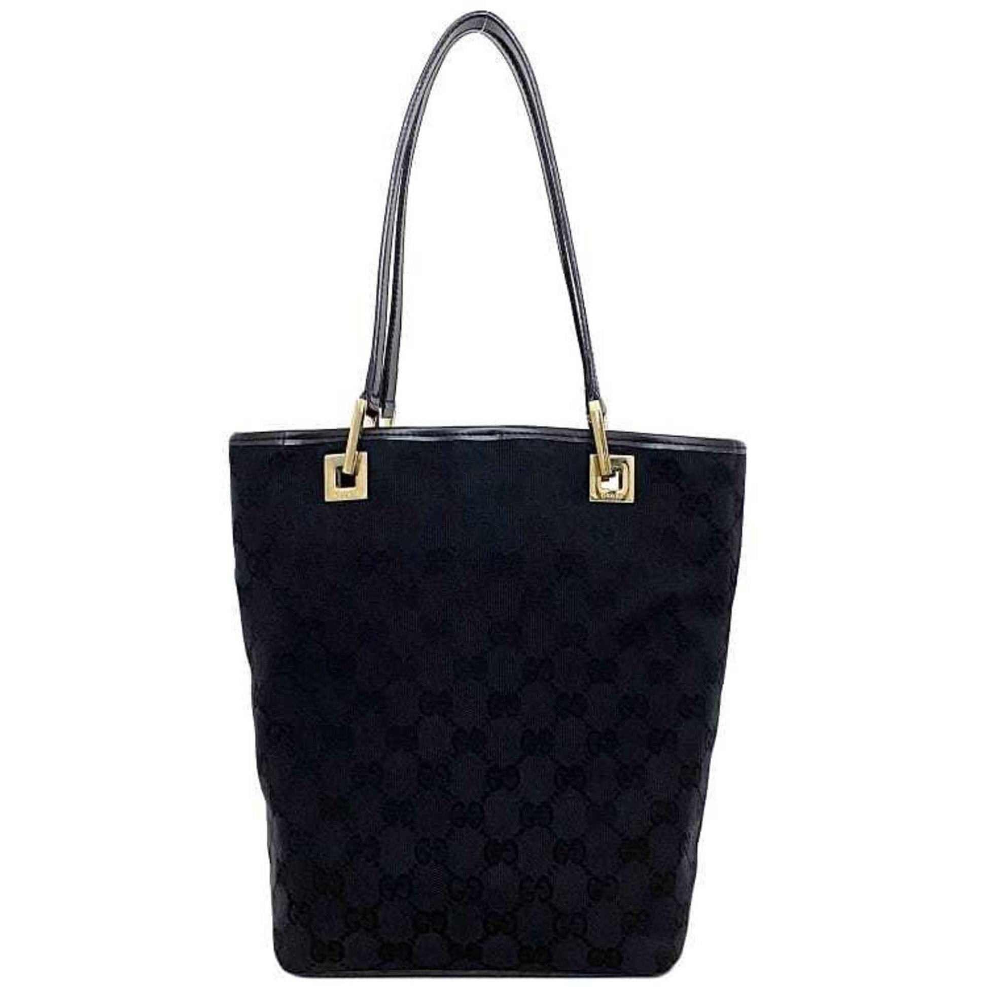 Gucci Leather Canvas Tote