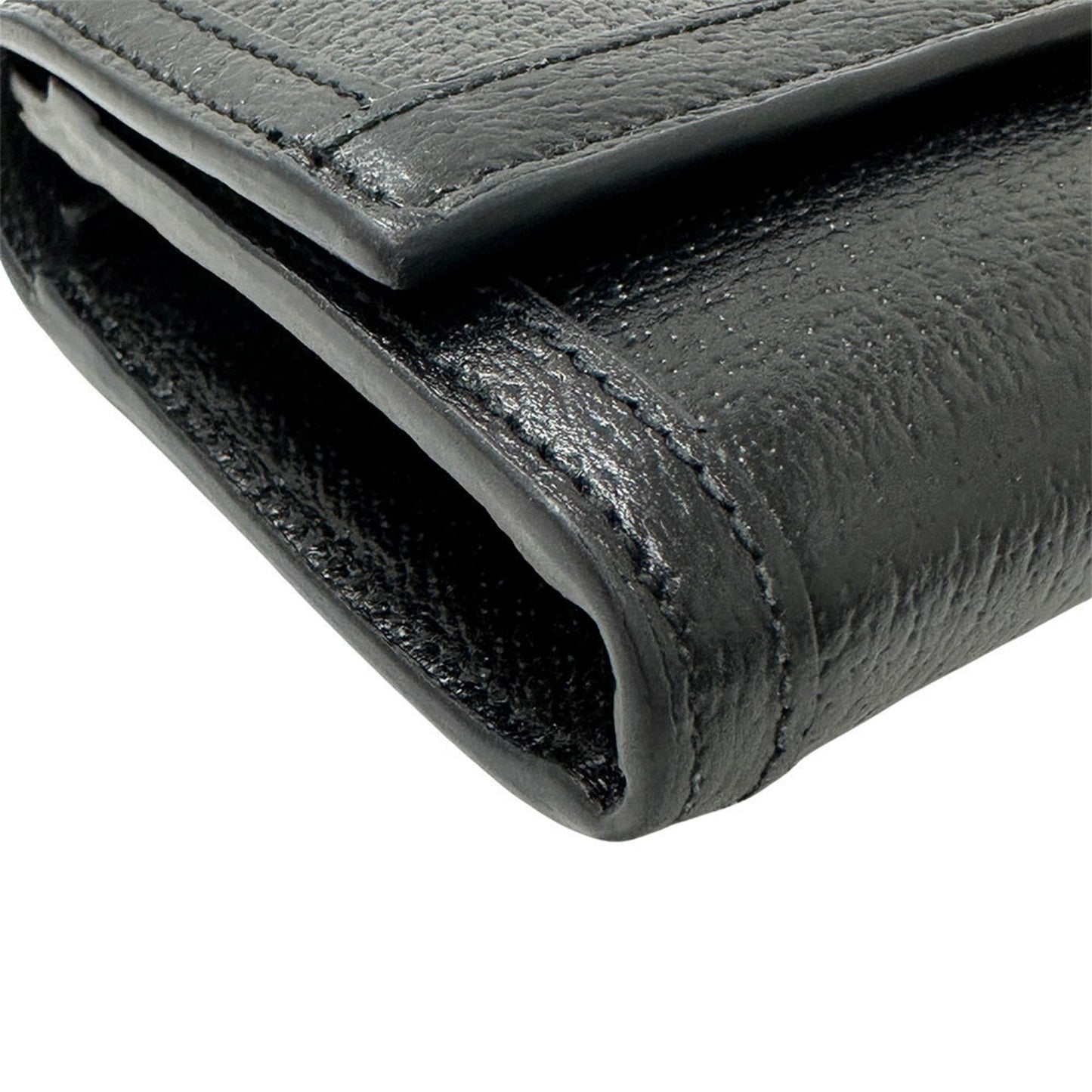 Gucci Black Leather Long Wallet (Bi-Fold) ( )