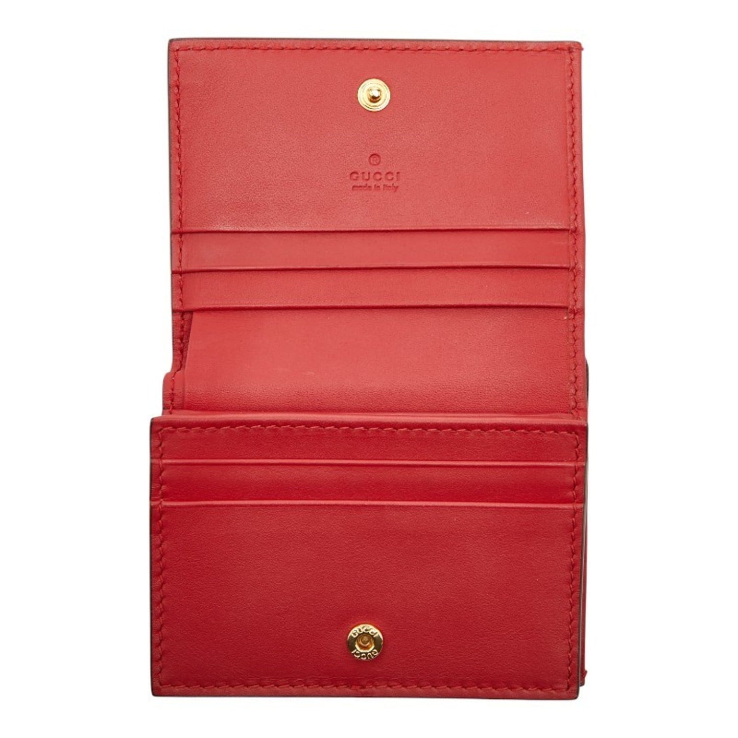 Gucci Beige Multi-Color Pvc Wallet (Bi-Fold) ( )