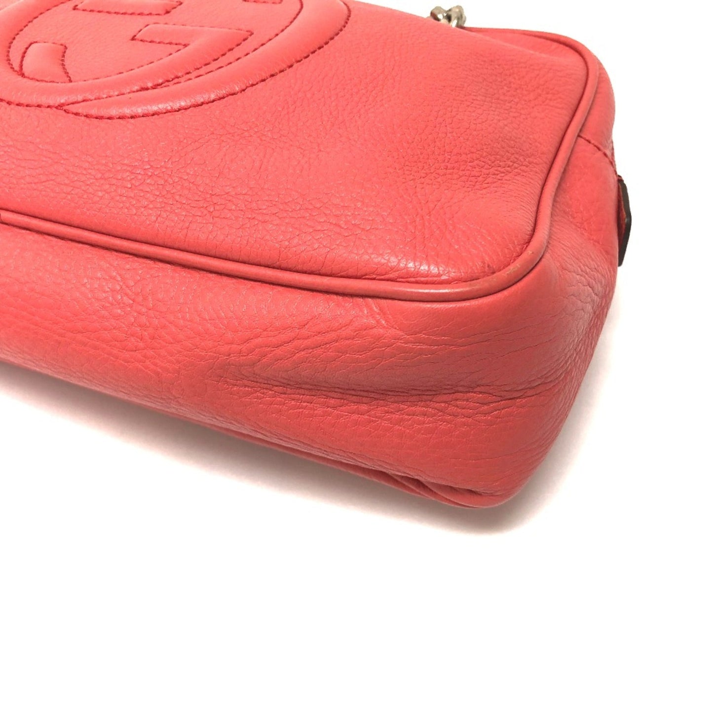 Gucci Pink Leather Shoulder Bag ( )