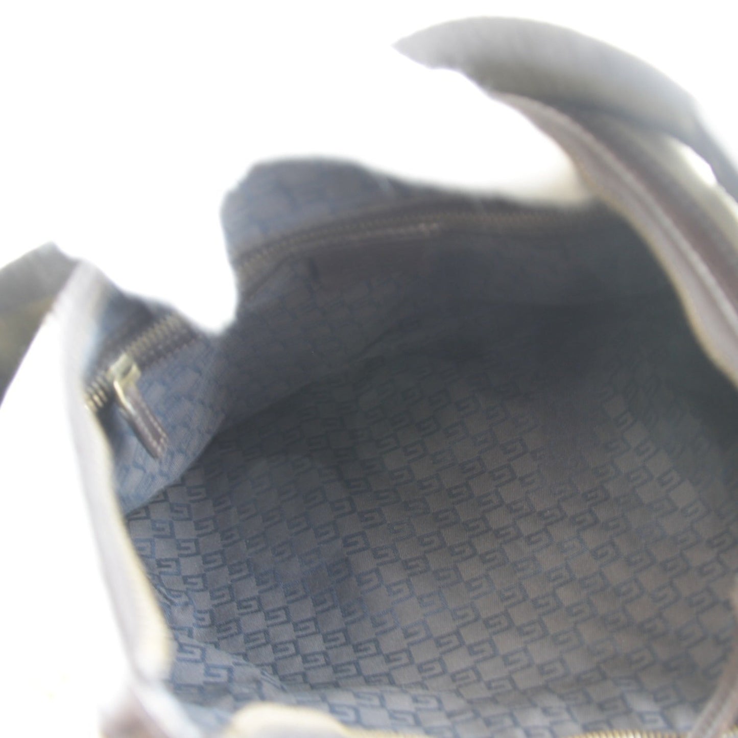 Gucci Khaki Canvas Handbag ( )