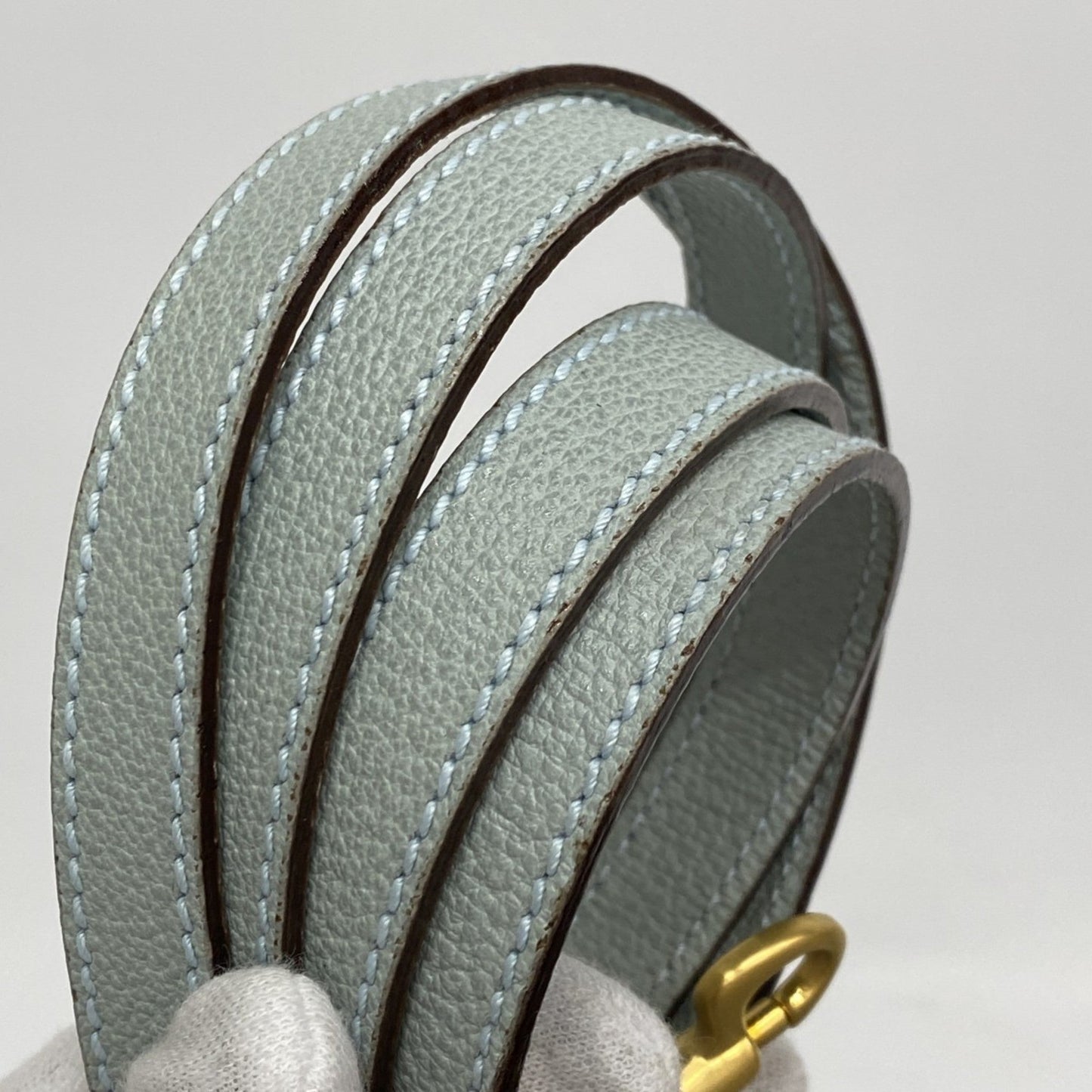 Gucci Sky Blue Suede Handbag ( )