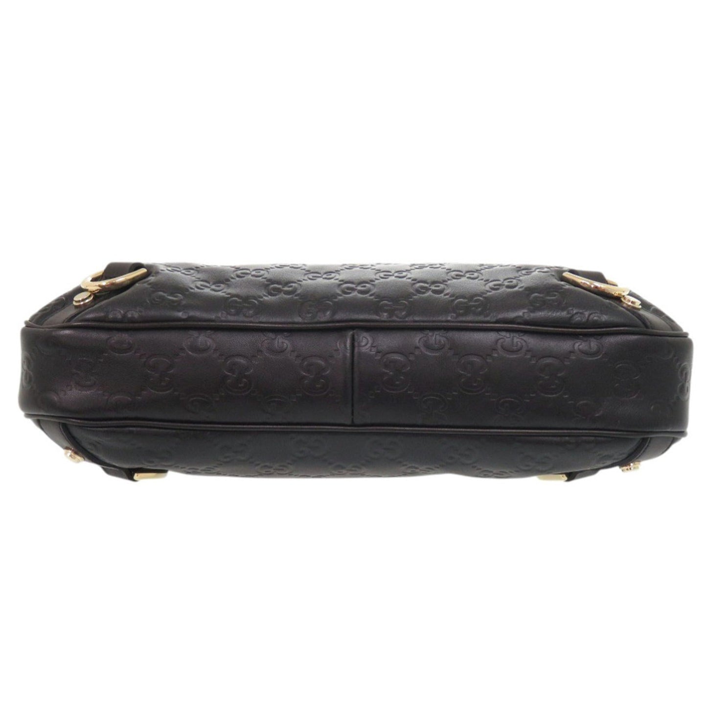 Gucci Black Leather Handbag Shoulder Bag ( )