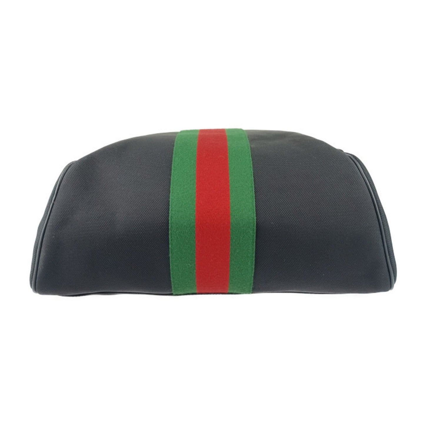 Gucci Black Canvas Leather Backpack ( )