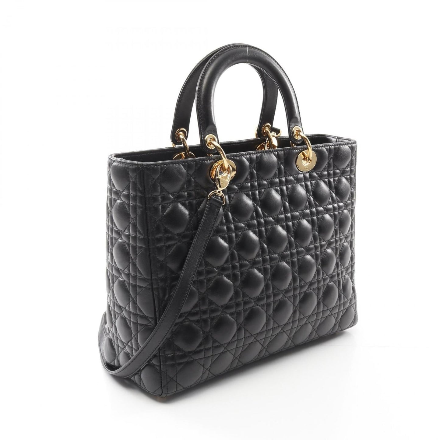 Christian Dior Black Leather Handbag ()