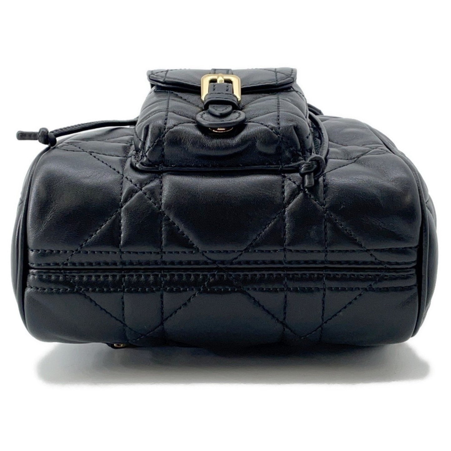 Christian Dior Black Leather Backpack ()