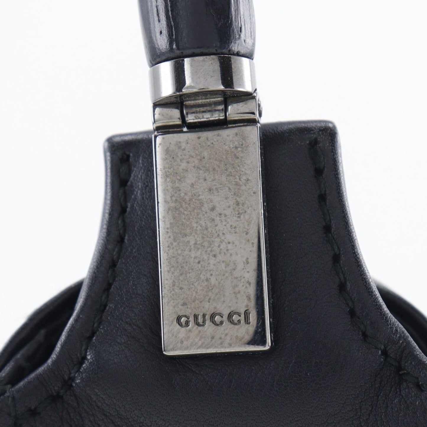 Gucci Black Leather Shoulder Bag ( )