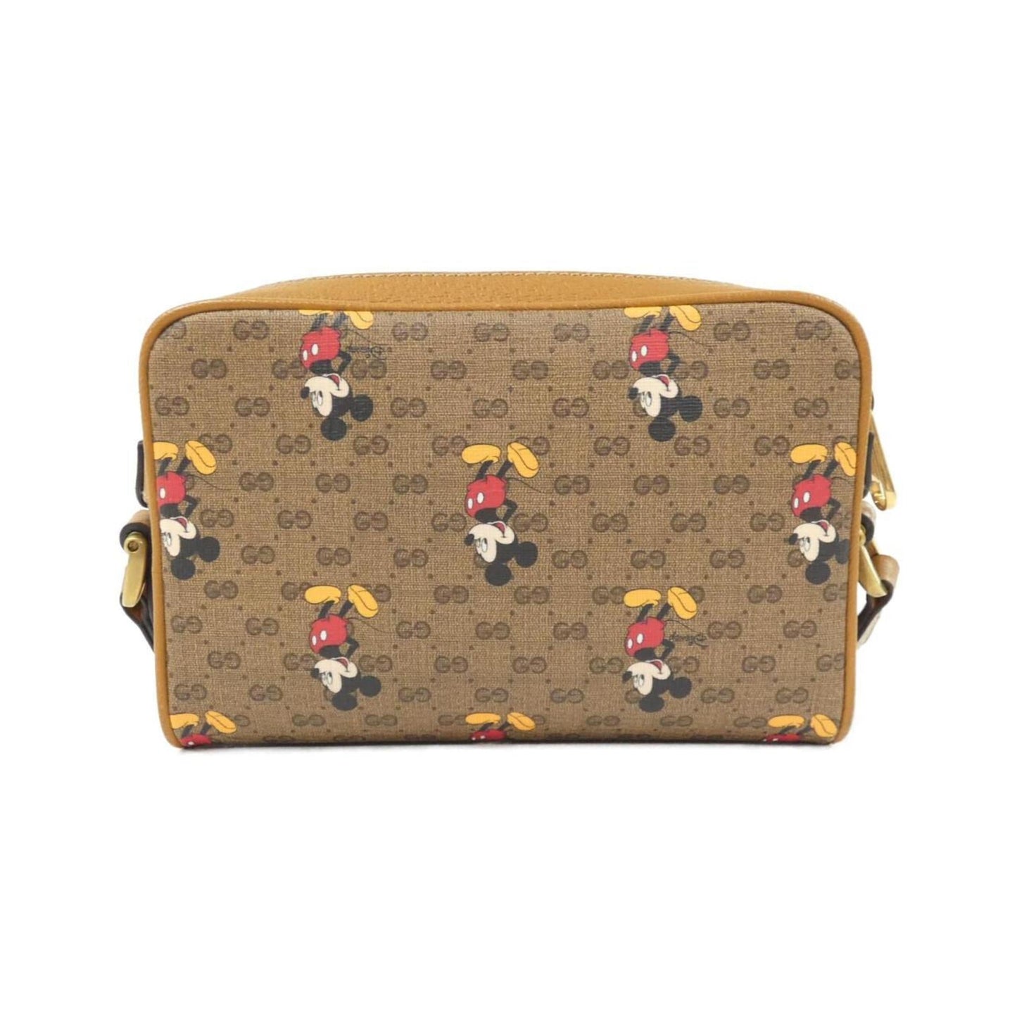 Gucci Beige Light Brown Gg Supreme Leather Shoulder Bag ( )
