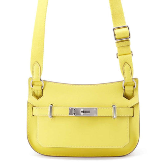 Hermes Lime Swift Leather Shoulder Bag ( )