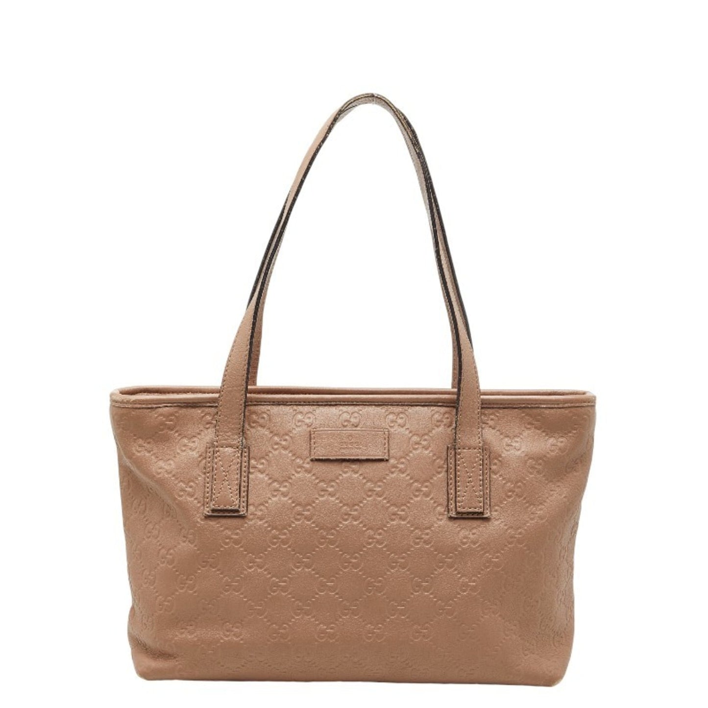 Gucci Beige Leather Handbag Tote Bag ( )