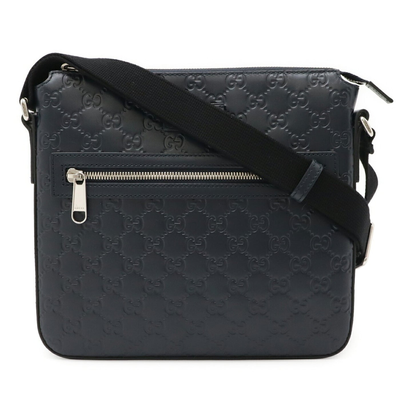 Gucci Guccissima Black Gg Leather Shoulder Bag ( )