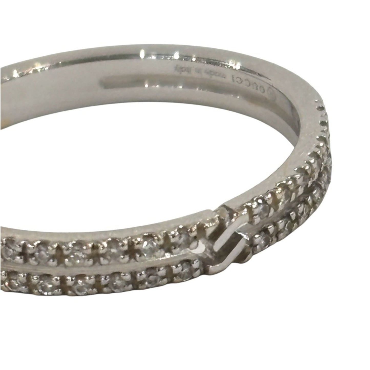 Gucci White Gold White Gold (18K) Band Ring ( )