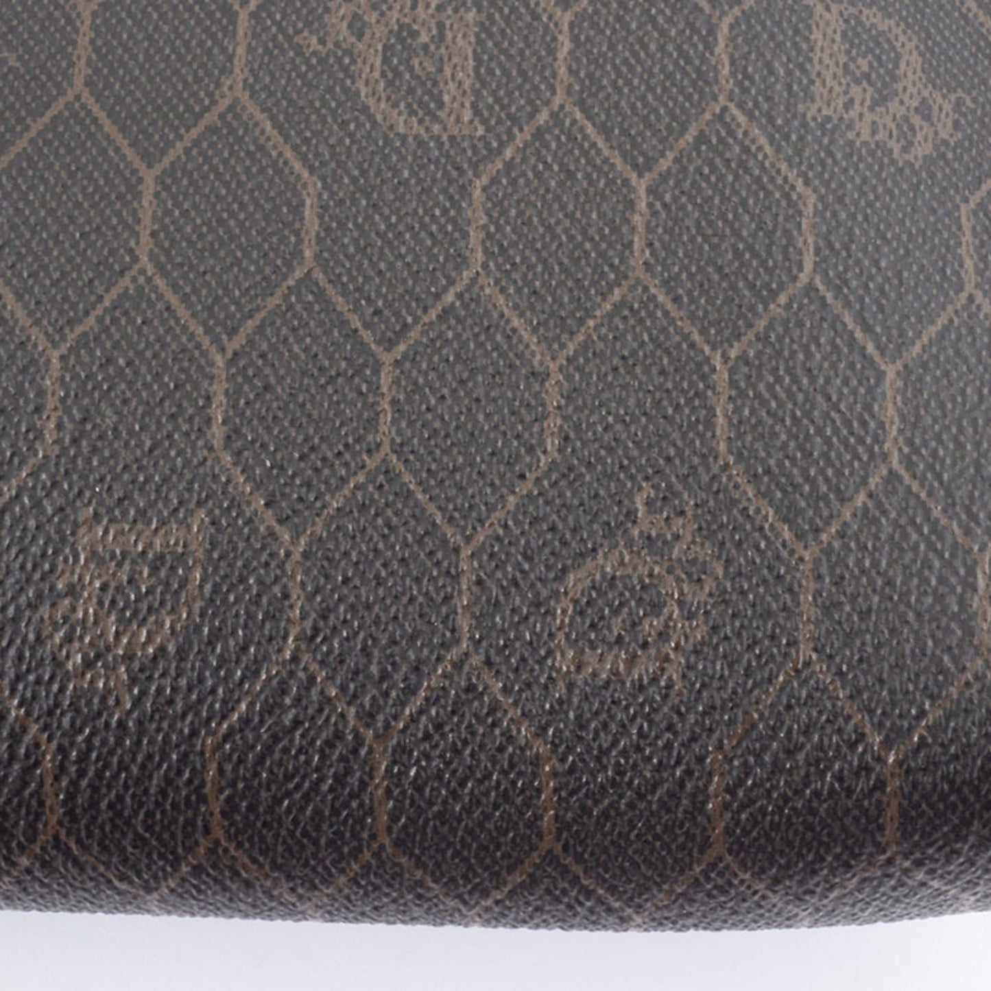 Christian Dior Dark Brown Pvc Leather Shoulder Bag ()