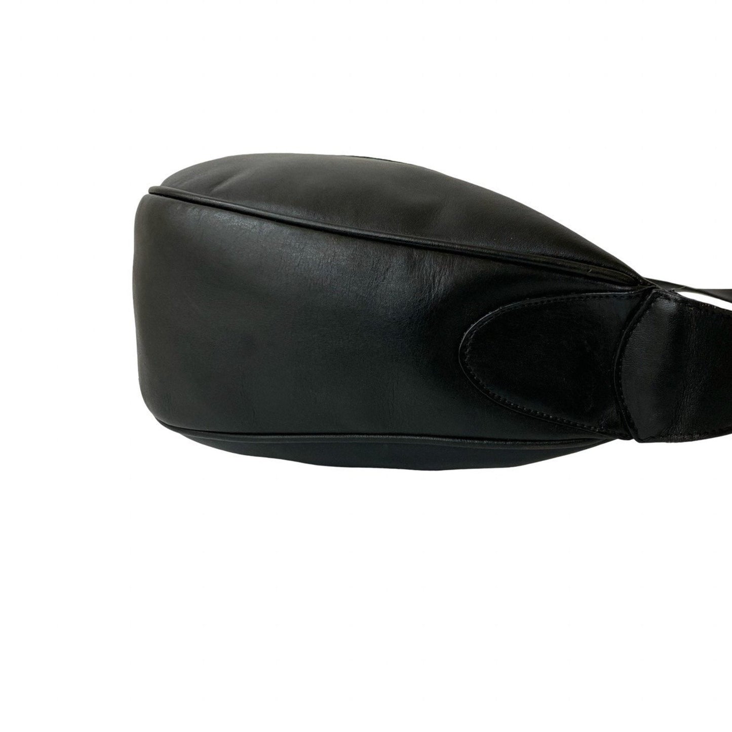 Gucci Black Green Red Color Leather Pochette Shoulder Bag ( )