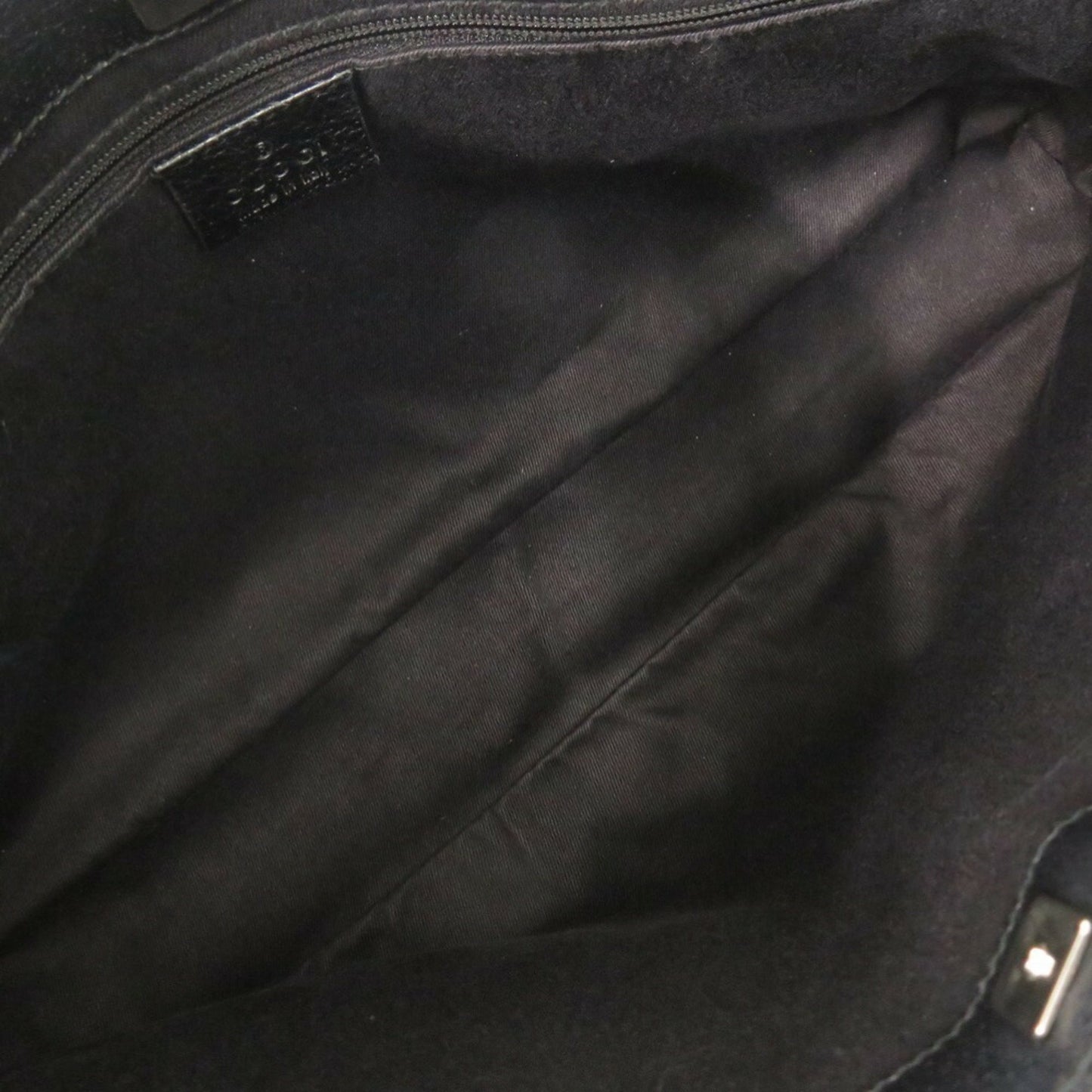 Gucci Black Gg Canvas Handbag Tote Bag ( )