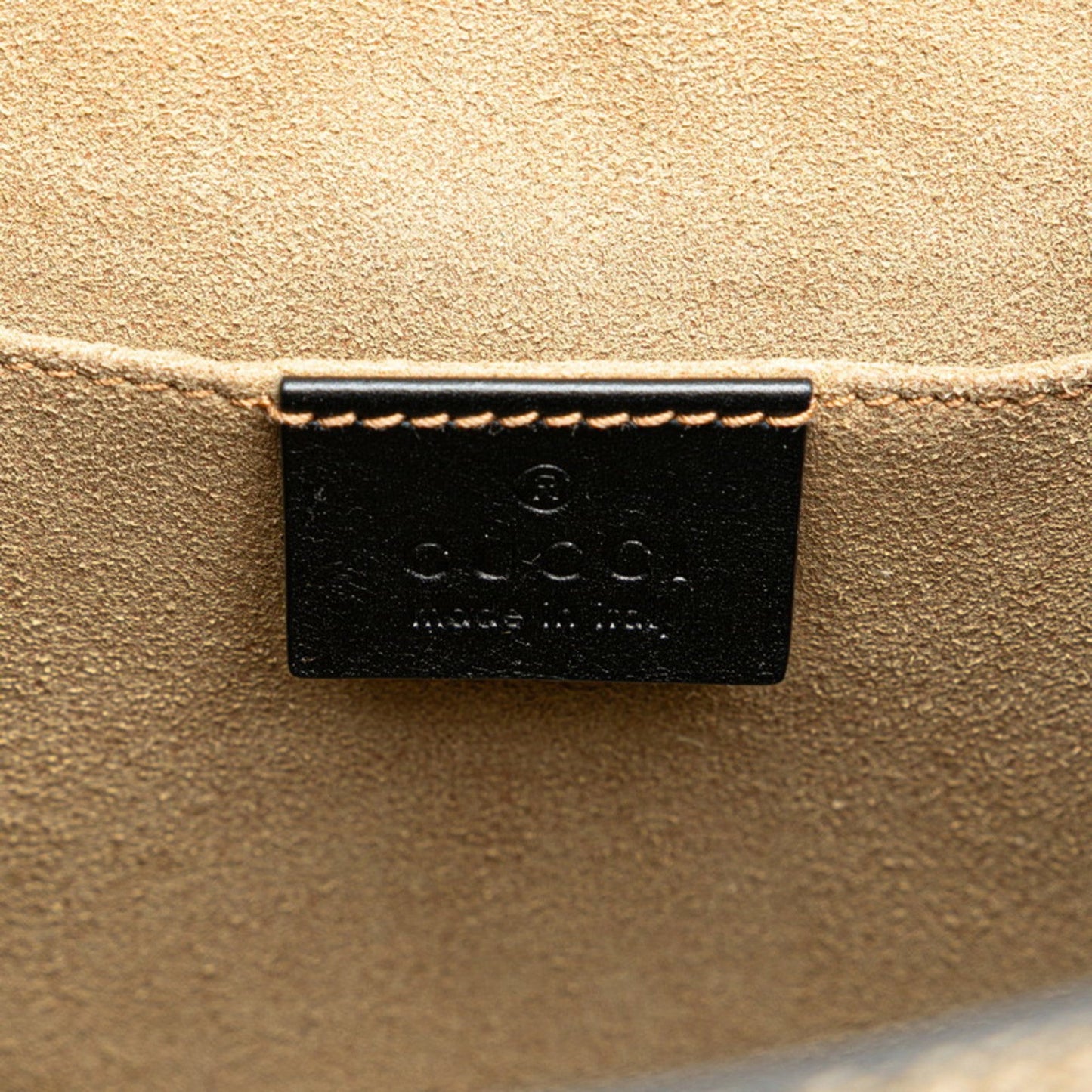 Gucci Beige Black Brown Pvc Leather Backpack ( )